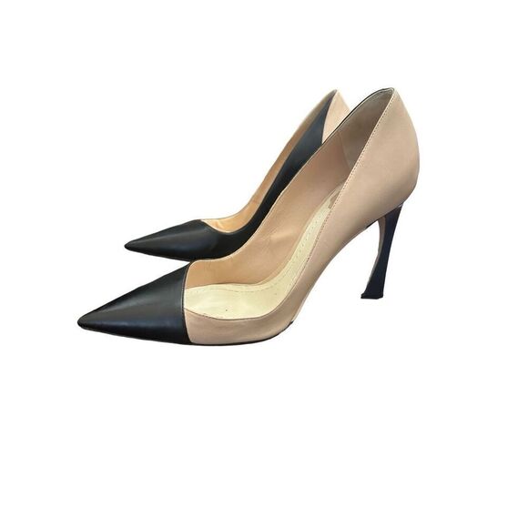 Christian Dior Black and Tan Pumps size 38 US 7.5 - Picture 2 of 12